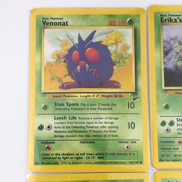 Pokemon Vintage Card Grass Type Lot L - Picture 2 of 10